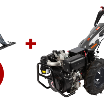 Pachet Motocultivator cu Freza Evotools PLUS Diesel Kama MTD370.